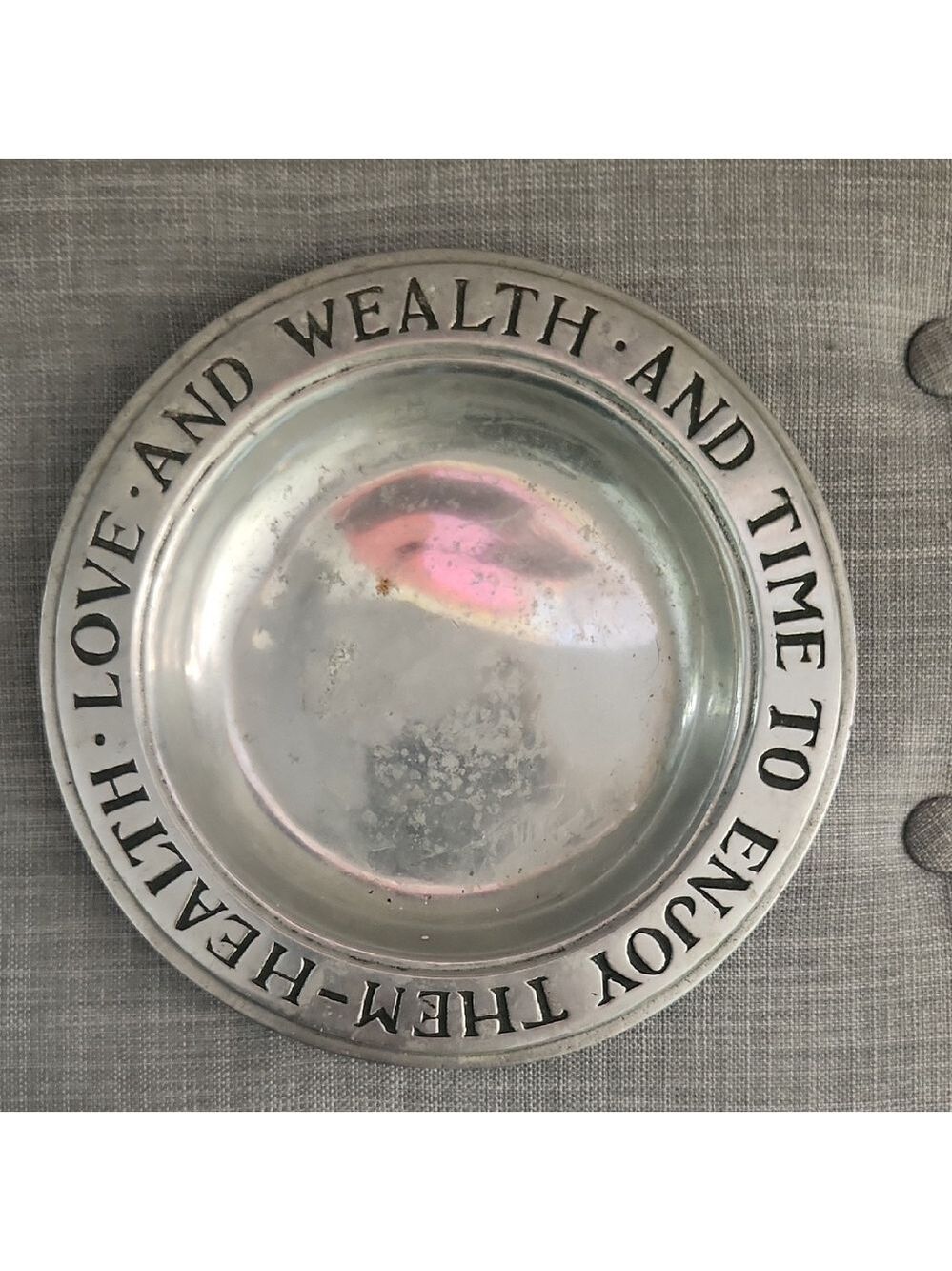 Wilton Silver Decorative Plate